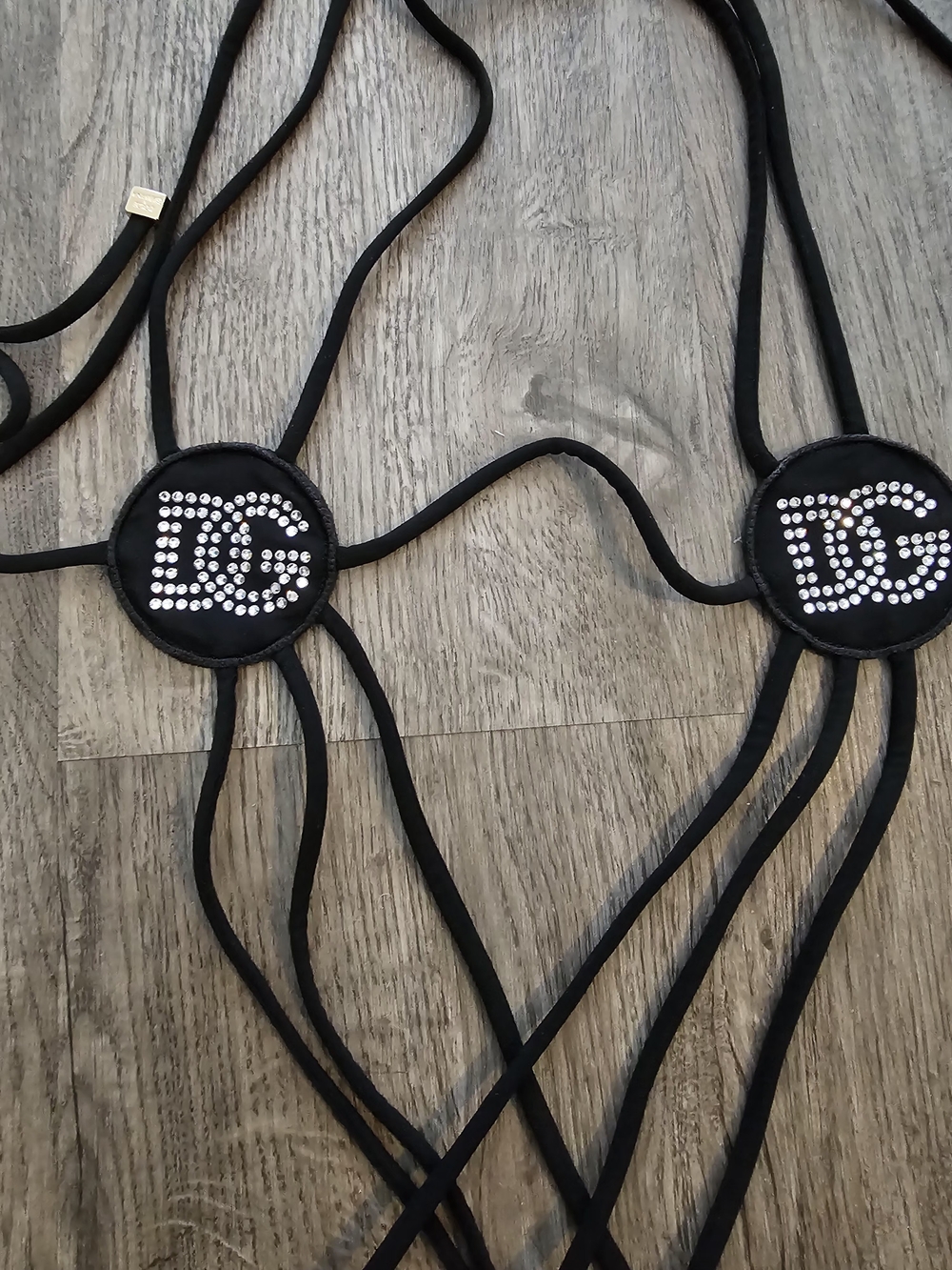 Dolce & Gabbana One-Piece Swimsuit with Logo Disks - Picture 6 of 10